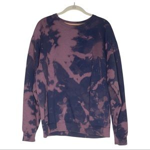 bleach dyed crewneck